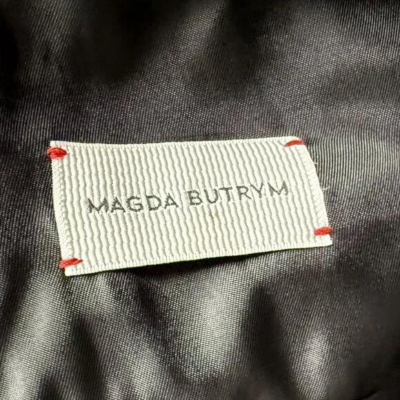 Magda Butrym Black Leather Wrap Halter Bodysuit 8 - Picture 10 of 13